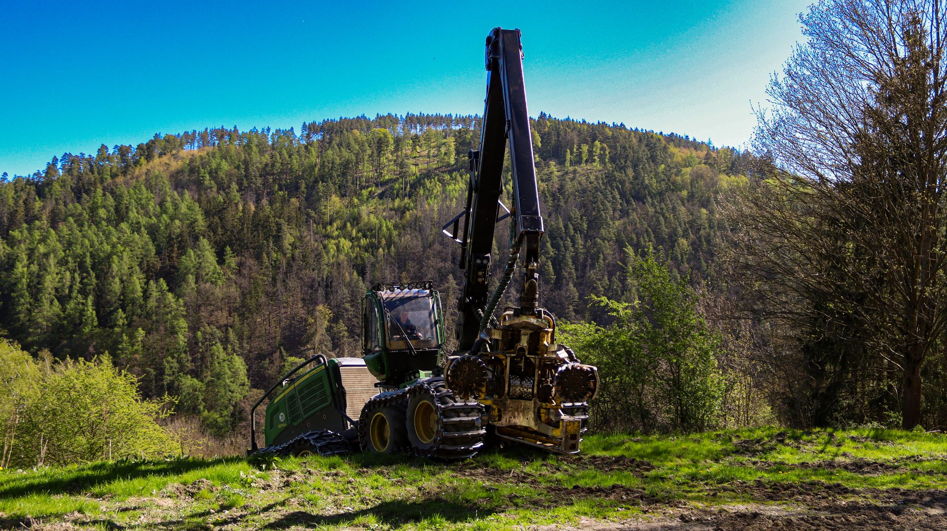 Harvester im Einsatz